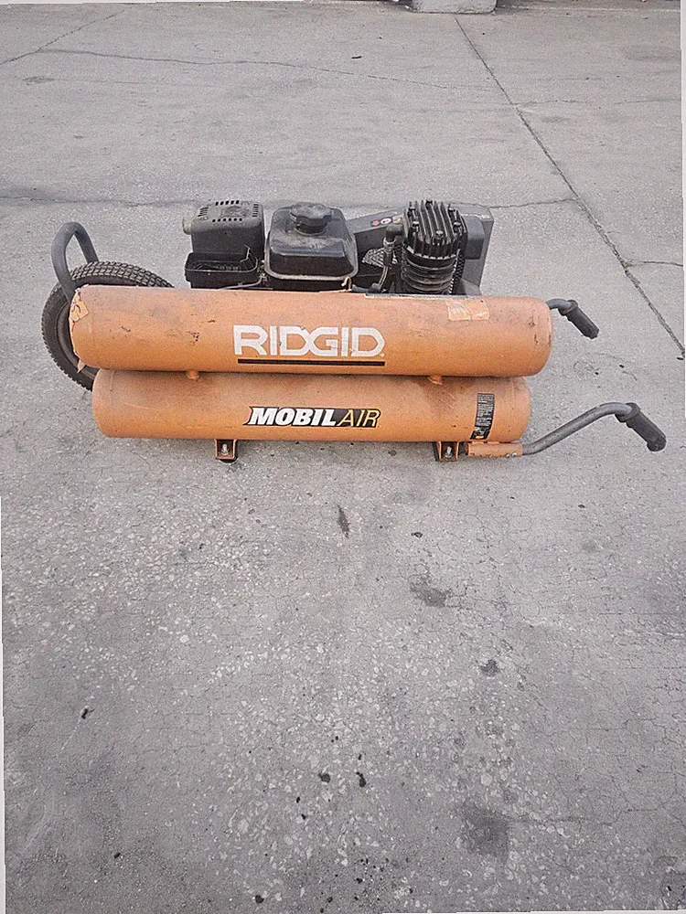 8 Gal. Portable Wheelbarrow Air Compressor with 6.0 Subaru Gas Engine