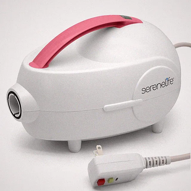 SereneLife Bubble Bath Adjustable 470W Electric Air Pump Machine - (Pink)