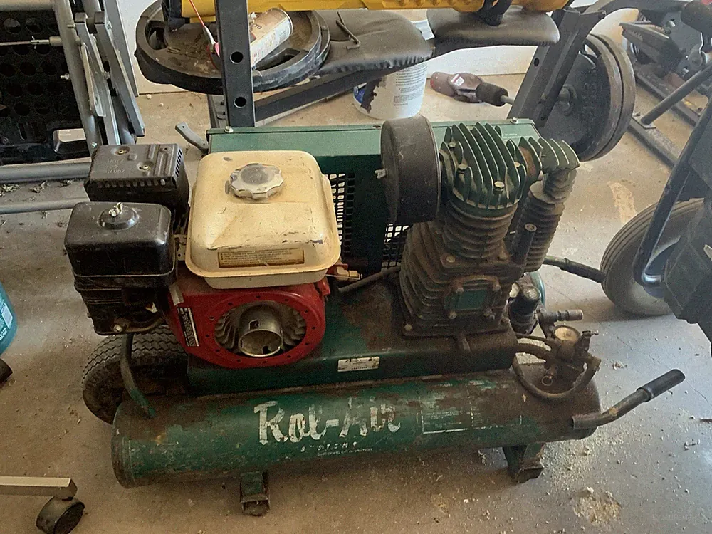 wheelbarrow air compressor